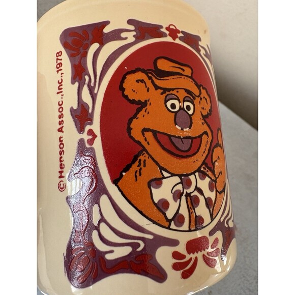 Vintage 1978 Fozzie Bear Mug The Muppet Show Jim Henson Kiln Craft Made England - Picture 2 of 11